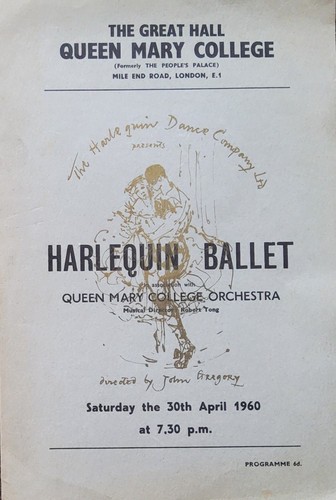 Harlequin ballet 1960 queen - harlequin,