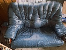 Blue Leather Belgium Roll