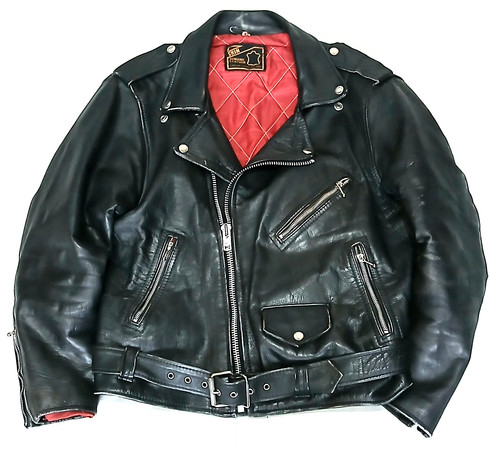 Vintage leather motorcycle - leather,