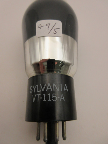 6l6g 115a sylvania - vt-115a, valve