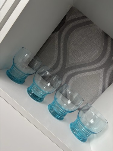 Set vintage style blue - vintage,