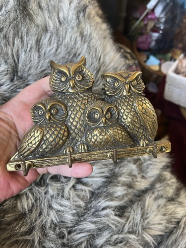 Vintage brass wall plaque - brass, plaque/