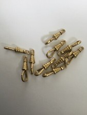 10 x Clasp raw brass Albert
