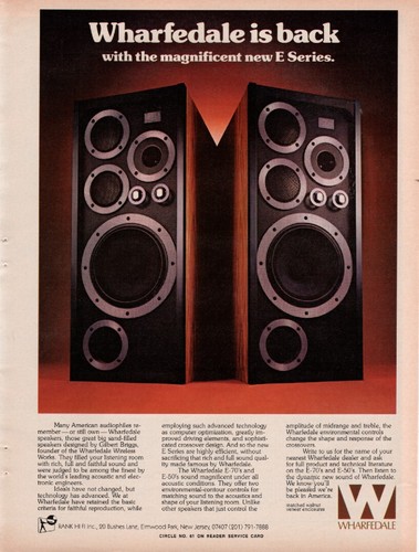 Wharfedale series speakers - wharfedale,