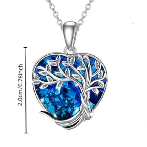 Women necklace with - women's, blue
