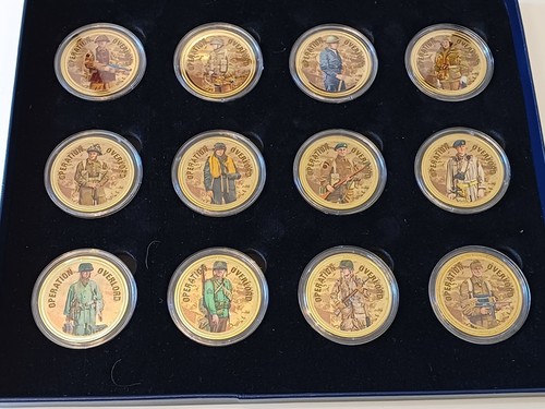 Day forces gold plated - d-day, medal