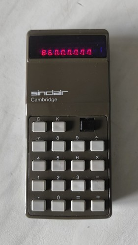 Sinclair cambridge calculator - cambridge,