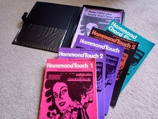 Vintage Hammond Touch Organ Course 1 and 2 Books with 60 Individual Sheet Music