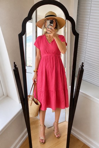 Francesca bettini pink linen - bettini,