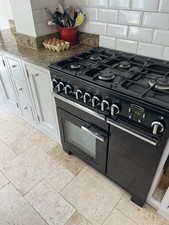 Rangemaster KCH90DFFBL/C 90cm Dual Fuel Range Cooker - Black