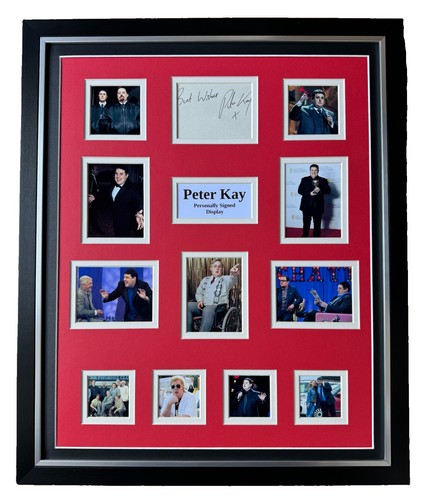Peter kay signed framed - signed,