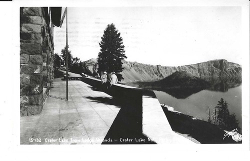 Postcard crater lake from - crater,