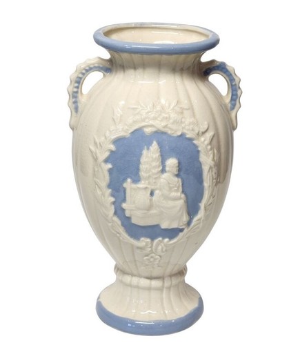 Two handle vase raised - handle,