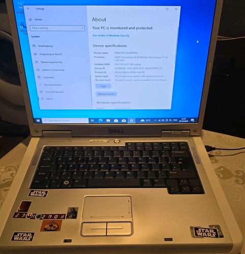Dell inspiron 1501 - the, battery