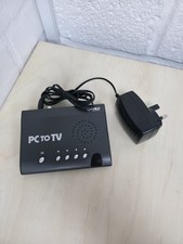 KWorld PC to TV Converter Transfer From Computer to TV Screen or Projector VGC