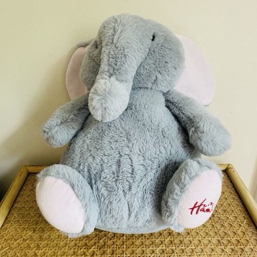 Hamleys grey elephant plush - grey,