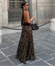 ZARA BNWT 2025. BROWN PAISLEY