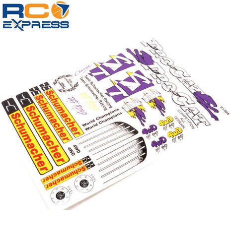 Schumacher racing decal - decal,