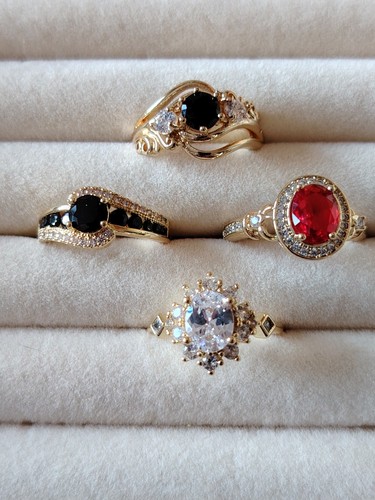 Ring bundle gold - ring,