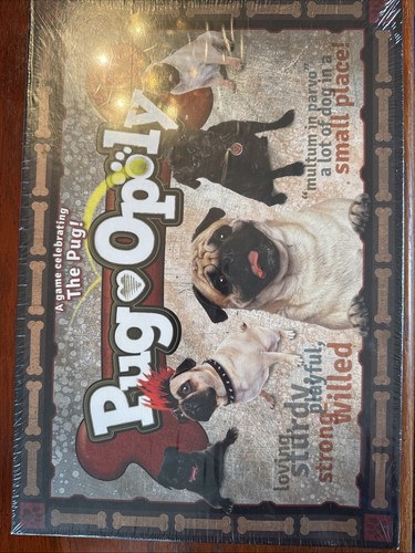 Pug opoly classic board game - classic,