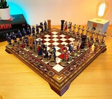 Crusaders Chess Set Solid Wood