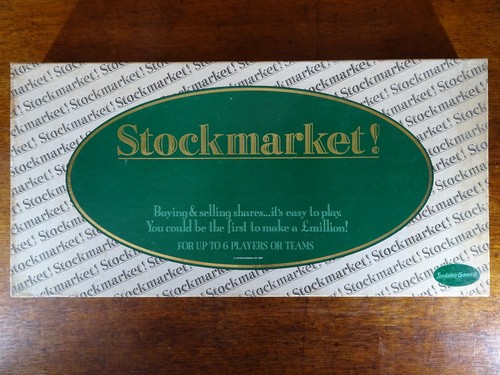 Vintage stockmarket board - stockmarket!,