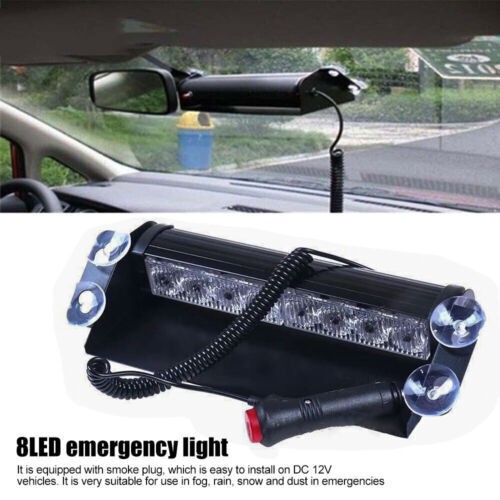 Blue flash light warning - flash, 8
