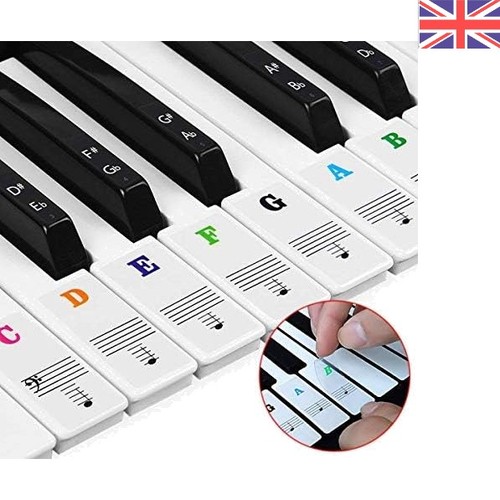 Music piano keyboard stickers - music,
