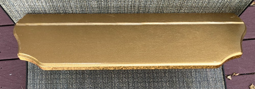 Vintage gold wall shelf - wall,
