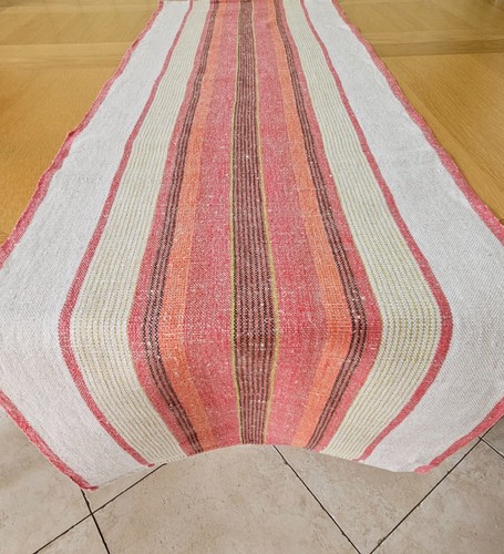 Swedish handwoven linen table