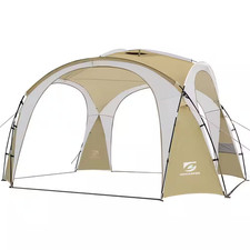 Khaki Tent with Side Wall