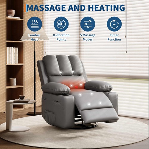 Manual 360 swivel recliner - manual, 360°