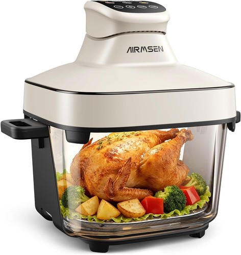 Glass air fryer - qt,