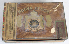 Antique Nueva Epoca Cigar Box