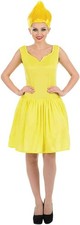 Adult Yellow Pixie Troll Doll