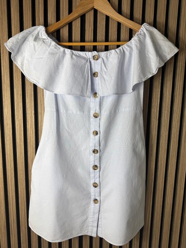 Zara trf white bardot off - white,