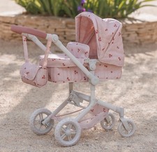 Pink Doll’s 3 in 1 Travel System Pram Stroller Pushchair Xmas Birthday gift kids