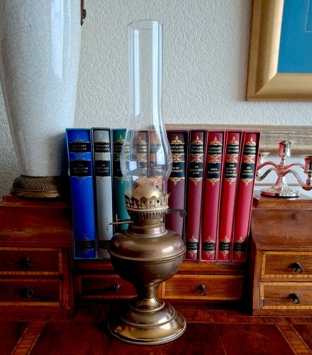 Large vintage gold brass oil - large,