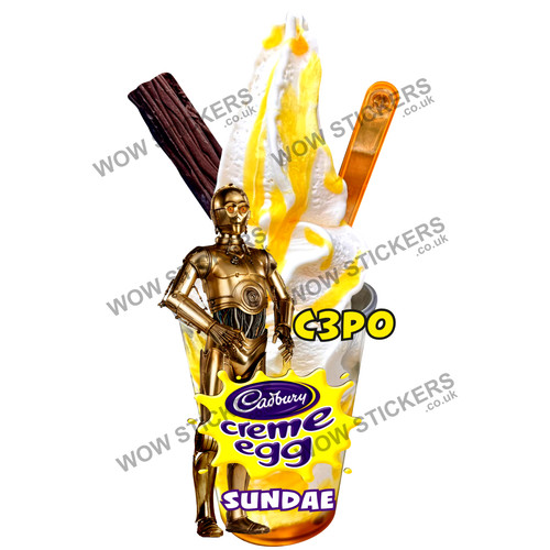 Star wars c3po - creme, egg