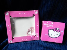 HELLO KITTY PARTY SANRIO PORCELAIN ESPRESSO CUP,SAUCER & SIDE PLATE NEW/BOXED
