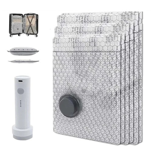 Cordless travel vacuum bag set - cordless,