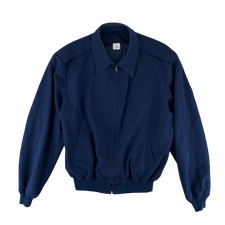 US Air Force Jacket Blue Bomber Utility Harrington Vintage 90s X Large 48L