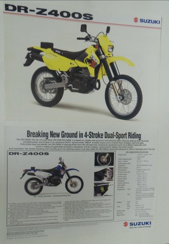 Suzuki drz400 sales brochure - suzuki,
