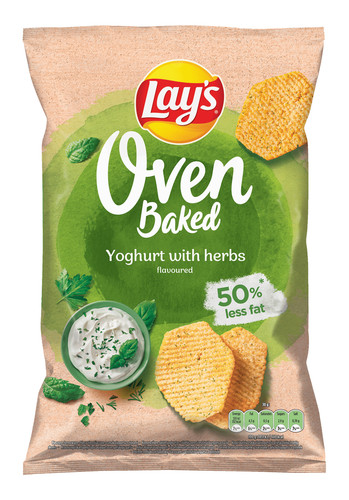Lays oven baked yoghurt with - oven,