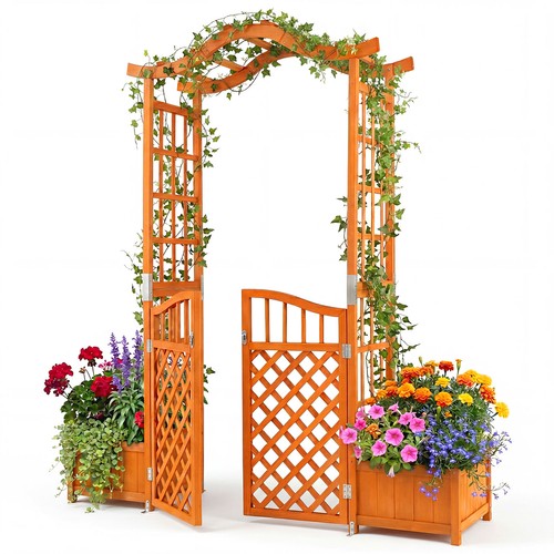 210 wooden garden arch with - 210,