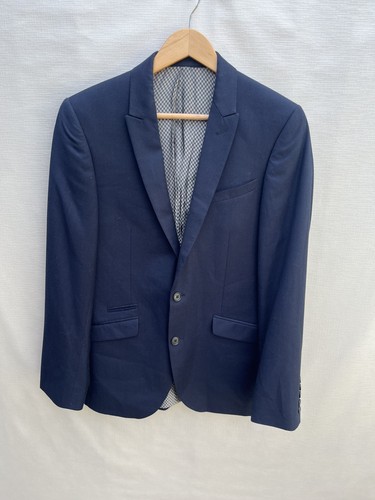 Mens lambretta jacket 38l navy - mens,