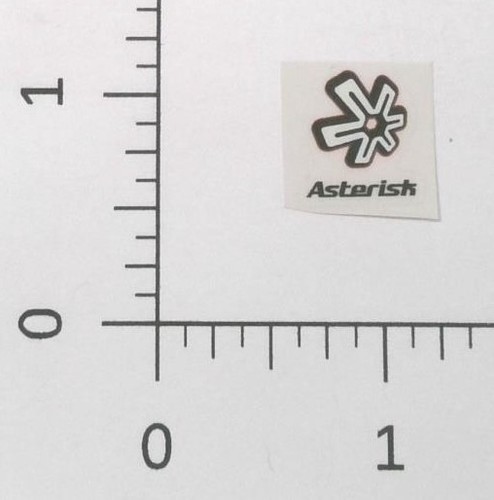 Asterisk knee brace black - asterisk,