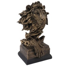 Lion Head Sculpture Resin