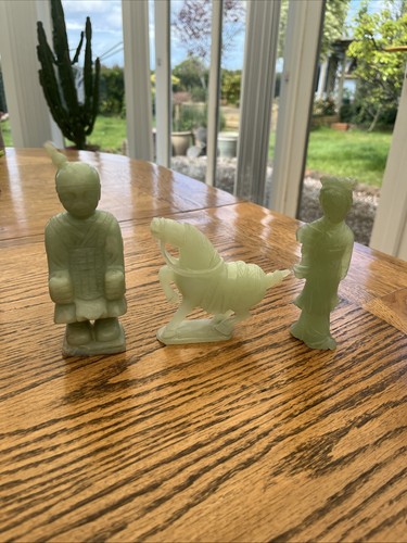 Vintage green oriental - 3x,