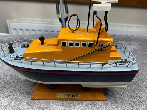 Vintage model lifeboat - vintage,
